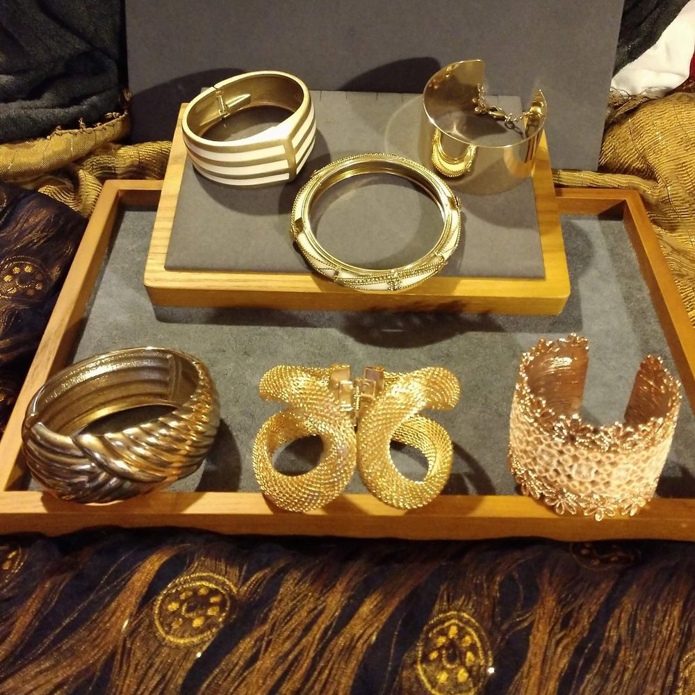 Pretty Gold Tone Bracelet Bundle